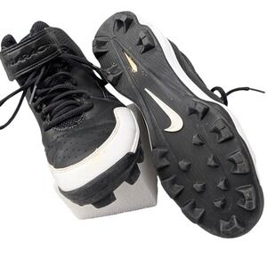 Nike Air Huarache 2K12 Baseball Cleats Black White 472289-011 Mens Size 7